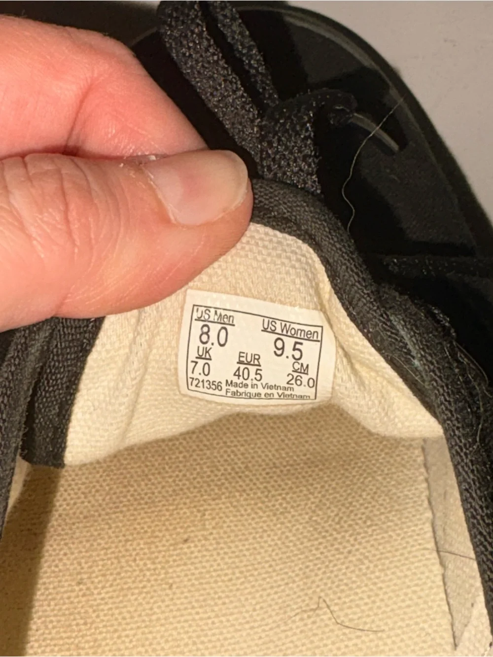Vans Black Classic Low-Top Sneakers